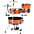 TAMA Cocktail-JAM 4-Piece Shell Pack With Hardwar... TAMA Cocktail-JAM 4-Piece Shell Pack With Hardware Bright Orange Sparkle