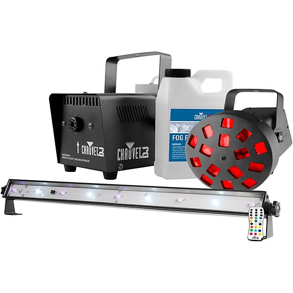 CHAUVET DJ 4BAR LT USB Wash Light System with JAM Pack Diamond Lighting Package