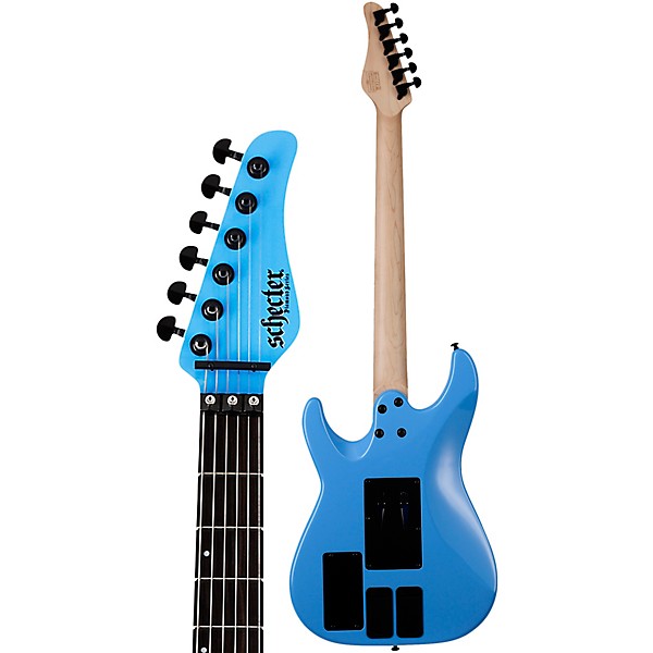 Schecter Guitar Research Sun Valley SS FR-S Electric Guitar Riviera Blue Black Pickguard