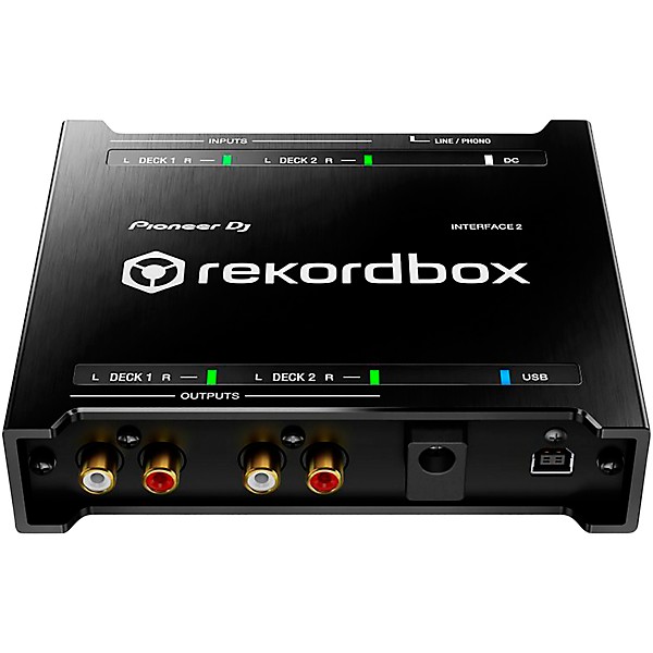 Pioneer DJ INTERFACE 2 USB Audio Interface DVS With rekordbox dj