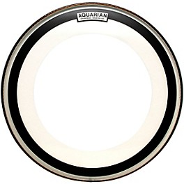 Aquarian Impact Clear Single Ply Bass Drum Head 22 in. Aquarian Impact Clear Single Ply Bass Drum Head 20 in.