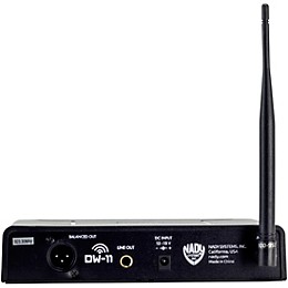 Open Box Nady DW-11 LT 24 bit Digital Headmic Wireless Microphone System Level 1
