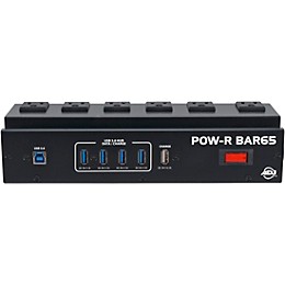 American DJ POW-R BAR65 Power Strip Surge Protector With USB Hub