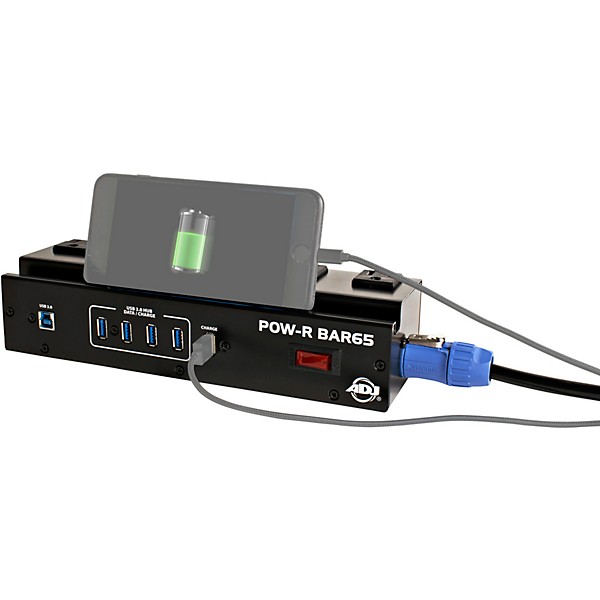 American DJ POW-R BAR65 Power Strip Surge Protector With USB Hub