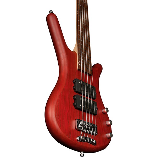 Open Box Warwick Corvette $$ 5-String Electric Bass Guitar with Wenge Fingerboard Level 1 Burgundy Red