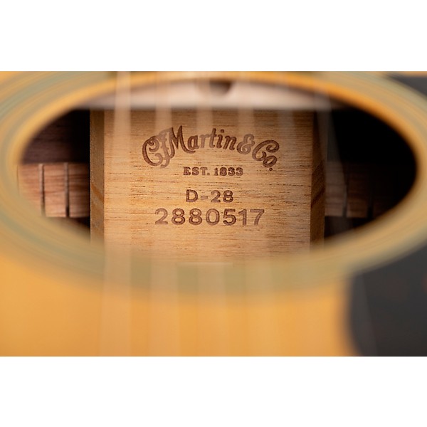 Martin D-28 Standard Dreadnought Acoustic Guitar Natural