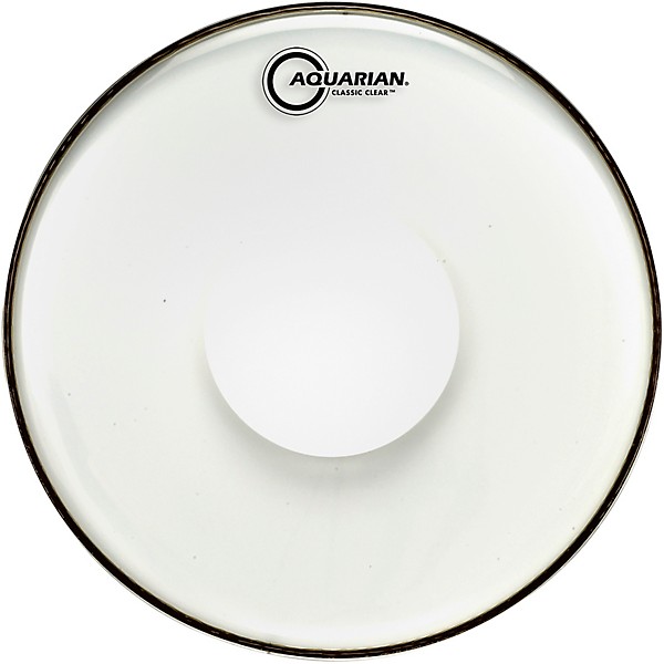 Aquarian Classic Clear With Power Dot Tom Head 10 in.