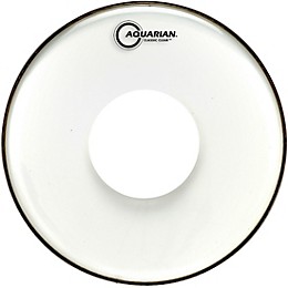 Aquarian Classic Clear With Power Dot Tom Head 12 in.
