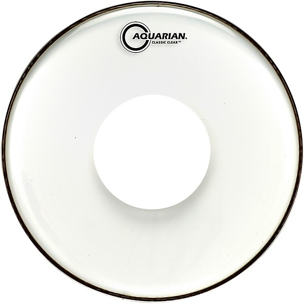 Aquarian Classic Clear With Power Dot Tom Head 12 in.