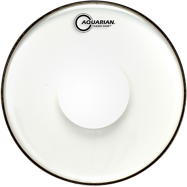 Aquarian Classic Clear With Power Dot Tom Head 15 in.