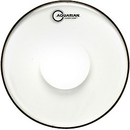 Aquarian Classic Clear With Power Dot Tom Head 6 in. Aquarian Classic Clear With Power Dot Tom Head 16 in.