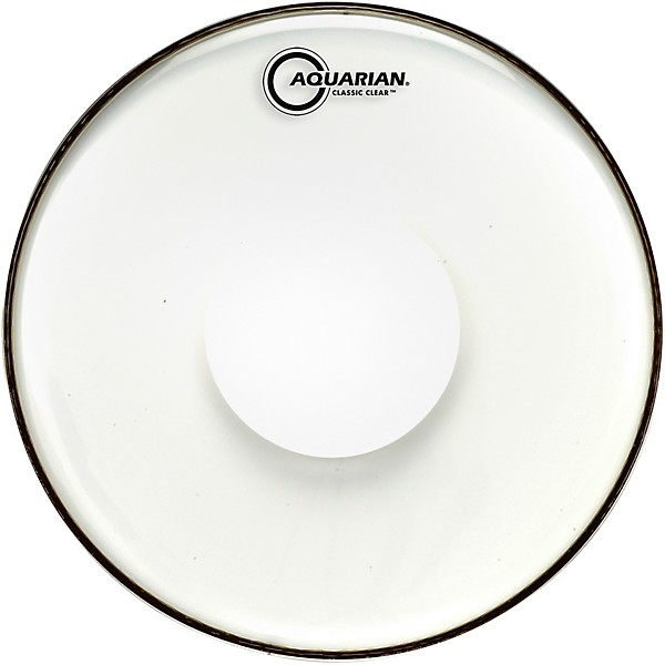 Aquarian Classic Clear With Power Dot Tom Head 18 in.