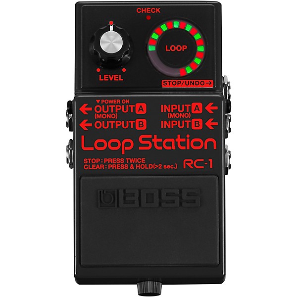 Amazon.com: Boss RC-1 Loop Station Bundle with Power Supply, Instrument  Cable, Patch Cable, and Picks : Musical Instruments