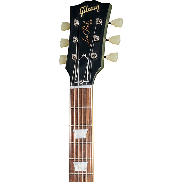 Gibson Custom 2017 Limited Run Les Paul Standard Plain Top - Electric Guitar Oxford Gray Cream Pickguard