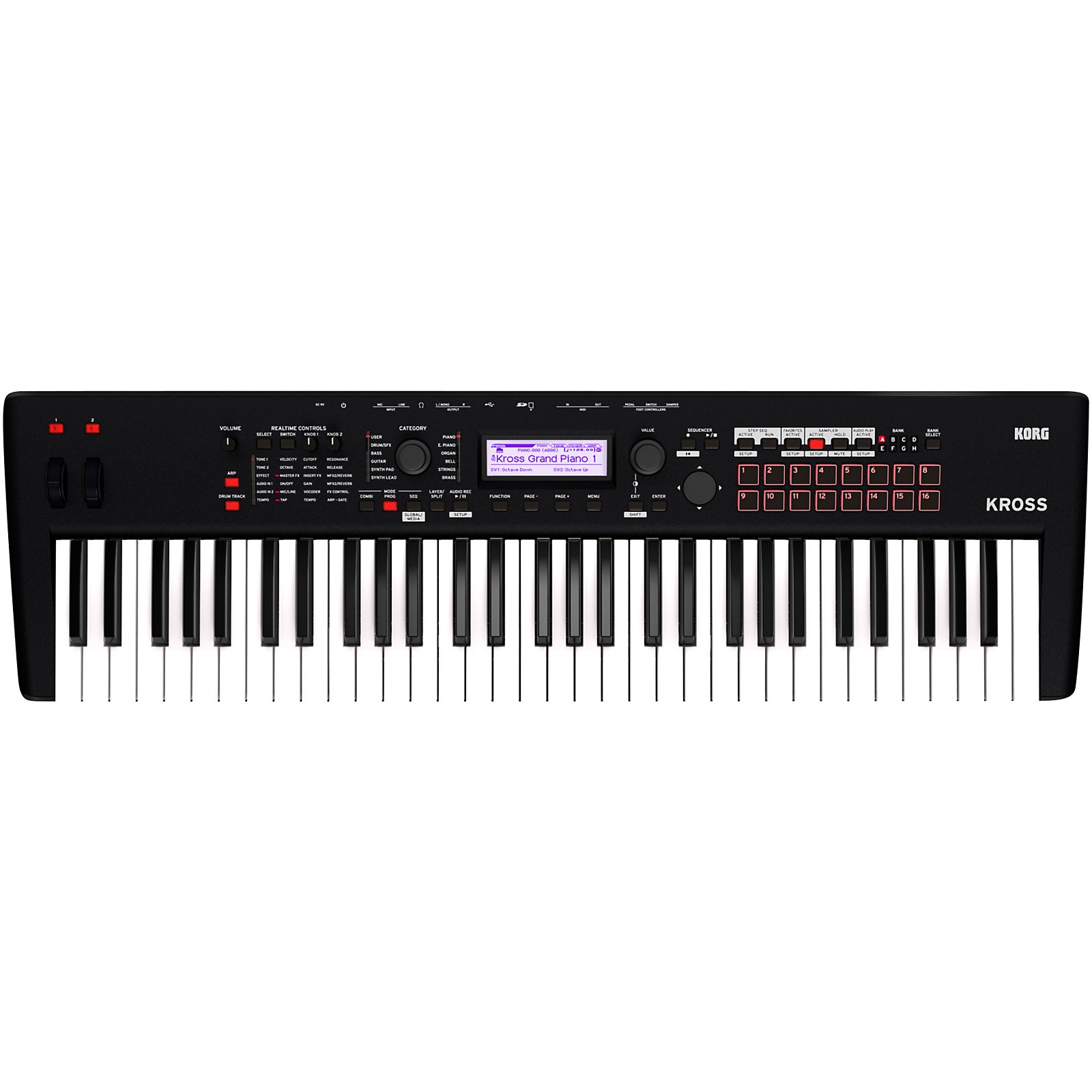 KORG KROSS 2 61-Key Synthesizer Workstation Black | Guitar Center