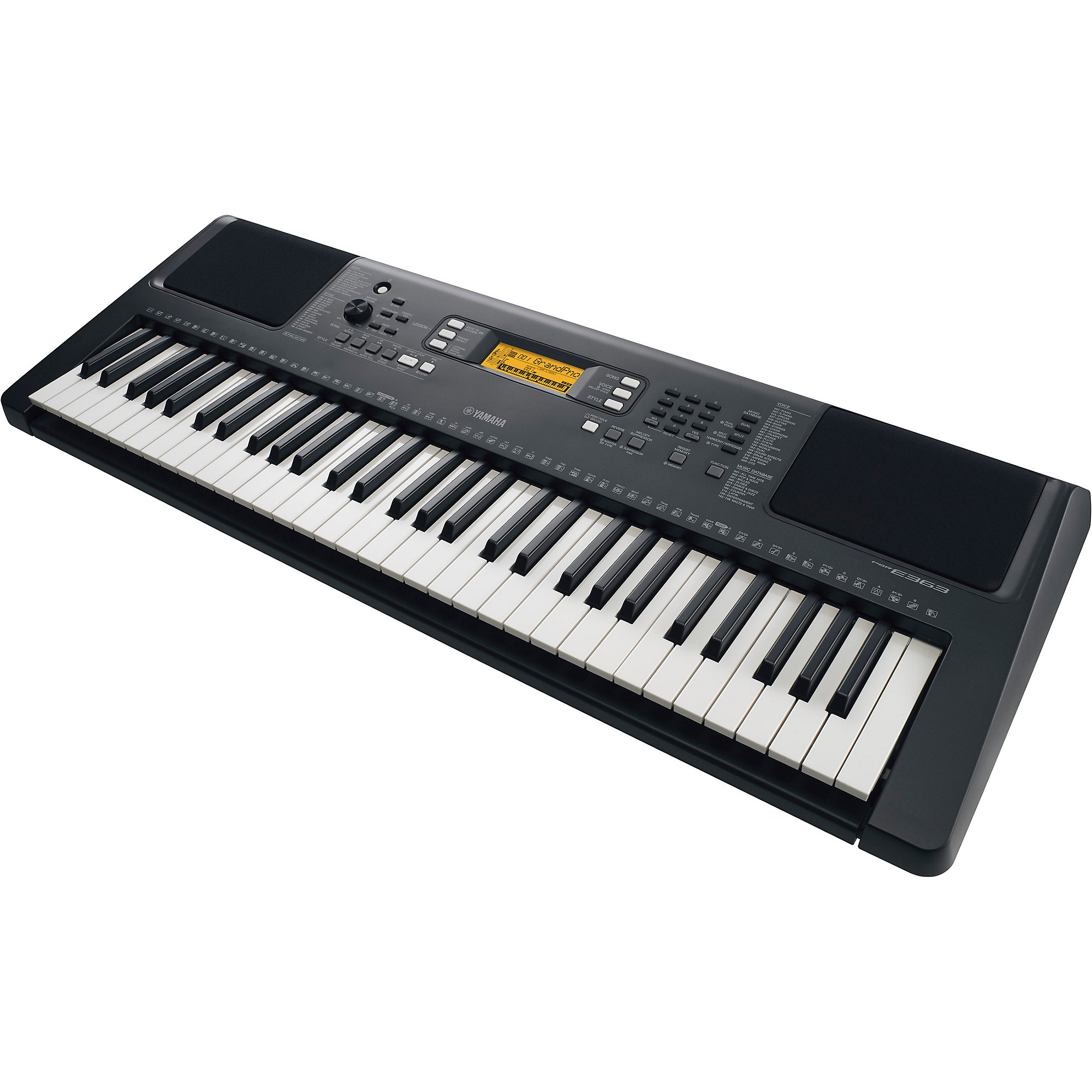 Yamaha PSR-E363 61-Key Portable Keyboard Packages Home