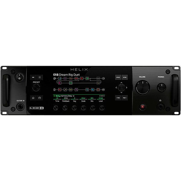 Line 6 Helix Rack Rack-Mountable Multi-Effects Processor With Foot Controller