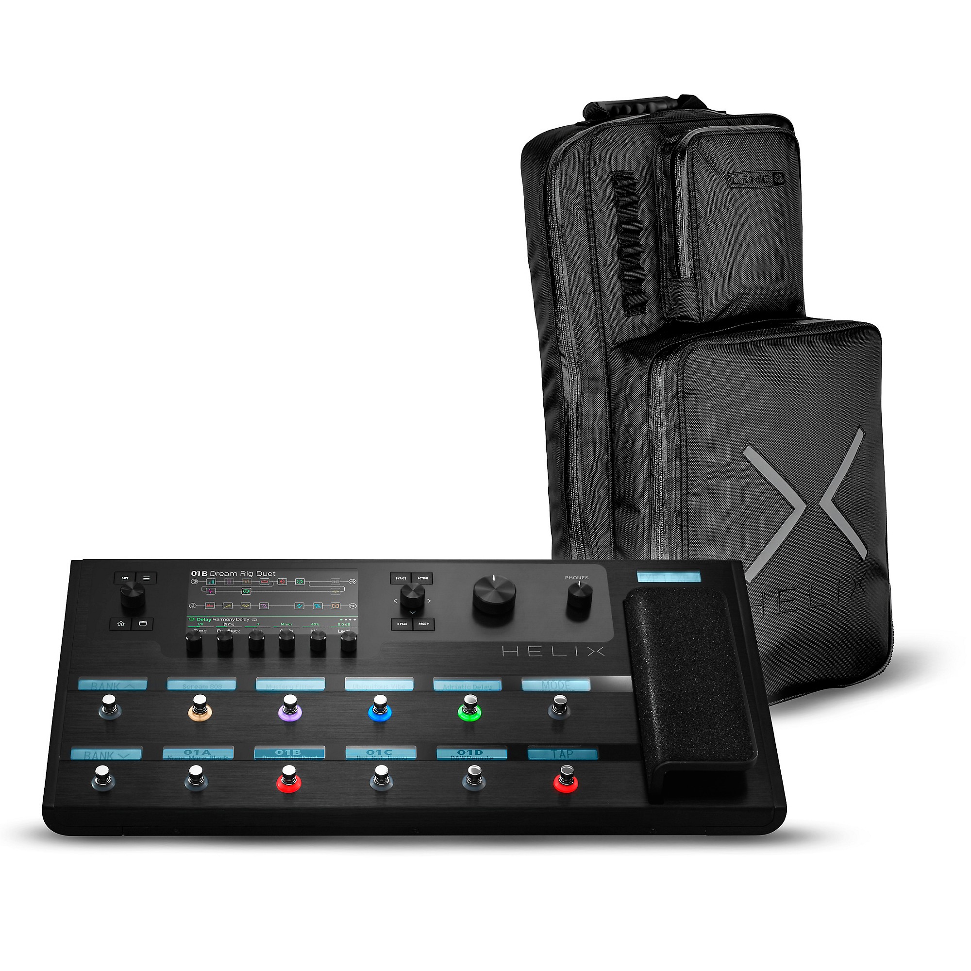 Line 6 Helix Multi-Effects Guitar Pedal With Backpack | Guitar Center