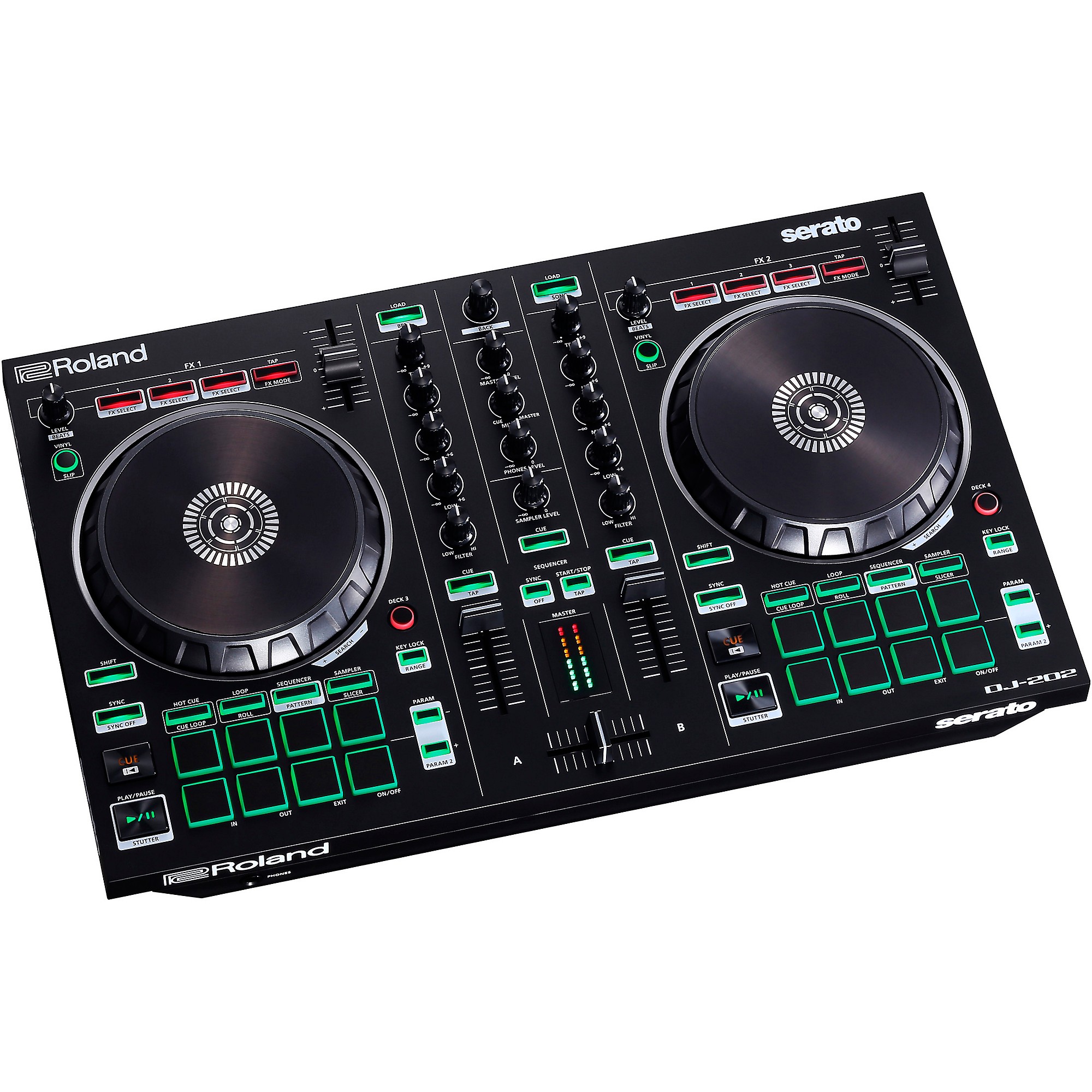 Roland DJ-202 Serato DJ Controller | Guitar Center Roland DJ-202 Serato DJ Controller | Guitar Center