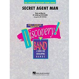 Hal Leonard Secret Agent Man Concert Band Level 1.5 Arranged by Eric Osterling