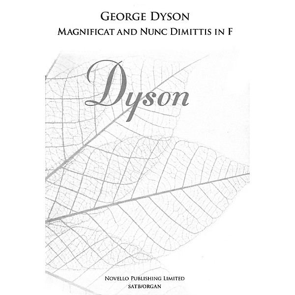 Novello Magnificat and Nunc Dimittis in F (SATB and Organ) SATB Composed by George Dyson