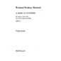 Novello A Song at Evening (Vocal Score) Vocal Score Composed by Richard Rodney Bennett thumbnail
