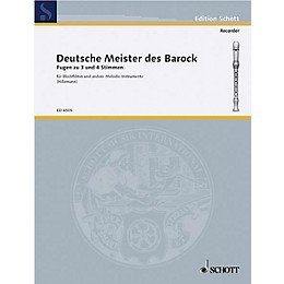 Schott German Baroque Masters (Performance Score) Composed by Various