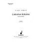 Schott Carmina Burana (Men's Chorus Parts) CHORAL SCORE Composed by Carl Orff thumbnail