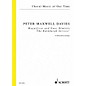 Schott Magnificat and Nunc Dimittis The Edinburgh Service (SATB and Organ) Vocal Score by Peter Maxwell Davies thumbnail