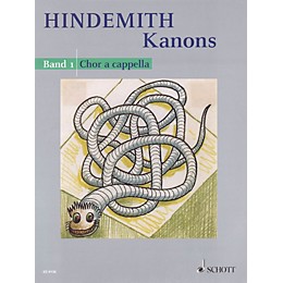 Schott Kanons - Volume 1 SATB a cappella Composed by Paul Hindemith