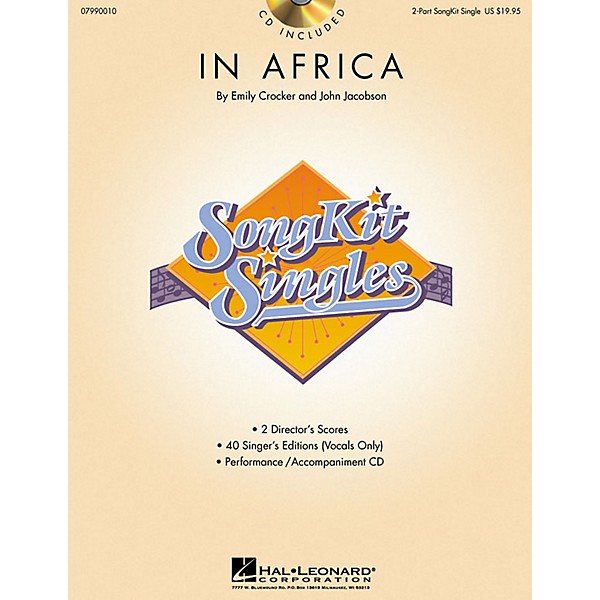 Hal Leonard In Africa (SongKit Single) 2-Part Composed by John Jacobson