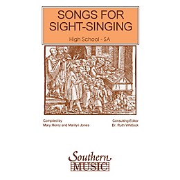 Southern Songs for Sight Singing - Volume 1 (High School Edition SSA Book) SSA Arranged by Mary Henry