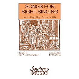 Southern Songs for Sight Singing - Volume 1 (Junior High/High School Edition SAB Book) SAB Arranged by Mary Henry
