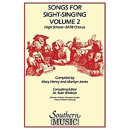 Southern Songs for Sight Singing - Volume 2 (High School Edition SATB Book) SATB Arranged by Mary Henry