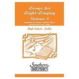 Southern Songs for Sight Singing - Volume 3 (High School Edition SSA Book) SSA Arranged by Mary Henry