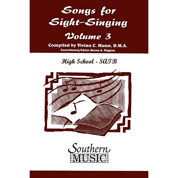 Southern Songs for Sight Singing - Volume 3 (High School Edition SATB Book) SATB Arranged by Mary Henry