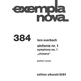 Sikorski Symphony No. 1 Chimera (Study Score) Score Composed by Lera Auerbach