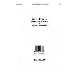 Novello Ave Maria SATB Composed by Jacques Arcadelt