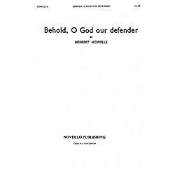 Novello Behold, O God Our Defender SATB Composed by Herbert Howells