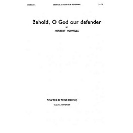 Novello Behold, O God Our Defender SATB Composed by Herbert Howells