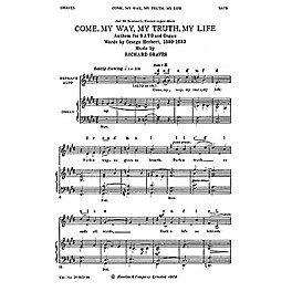 Novello Come, My Way, My Truth, My Life SATB Composed by Richard Graves