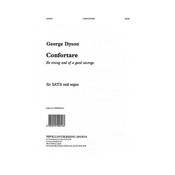 Novello Confortare SATB Composed by George Dyson