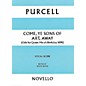 Novello Come, Ye Sons of Art, Away SATB Score Composed by Henry Purcell thumbnail