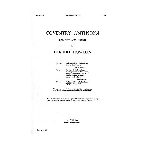 Novello Coventry Antiphon SATB