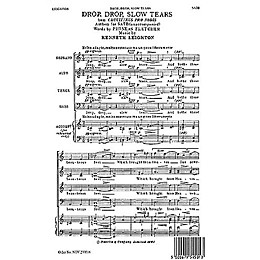 Novello Drop, Drop, Slow Tears SATB Composed by Kenneth Leighton