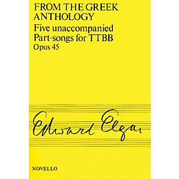 Novello Five Unaccompanied Part-Songs for TTBB - Op. 45 TTBB A Cappella Composed by Edward Elgar