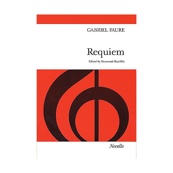 Novello Requiem (Vocal Score) SATB Composed by Gabriel Faure