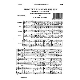Novello From the Rising of the Sun SATB