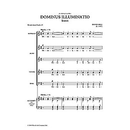 Novello Dominus Illuminatio SATB Composed by David Hill