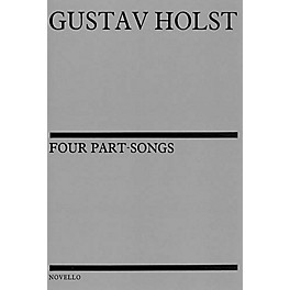 Novello Four Part-Songs SATB Composed by Gustav Holst